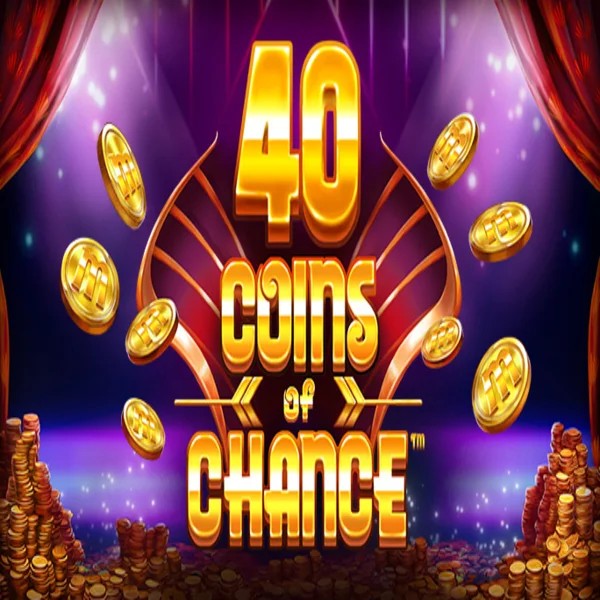 40 Coins of Chance slot logo by SYNOT Games at Wild Robin Casino