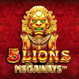 5 Lions Megaways game by Pragmatic Play – logo hosted on Wild Robin Casino