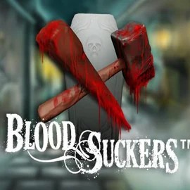 Blood Suckers slot logo by NetEnt at Wild Robin Casino
