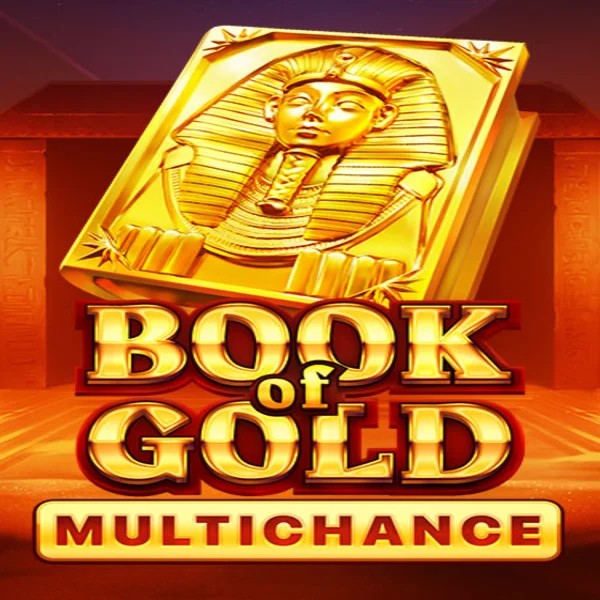 Book of Gold Multichance game by Playson – logo hosted on Wild Robin Casino
