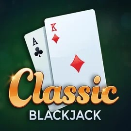 Classic Blackjack logo – Table Games by Red Tiger Gaming at Wild Robin Casino