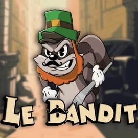 Le Bandit slot logo by Hacksaw Gaming at Wild Robin CasinoLe Bandit