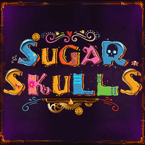 Sugar Skulls logo by Booming Games at Wild Robin Casino