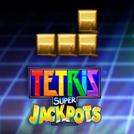 Tetris Super Jackpots slot logo by WMS at Wild Robin Casino