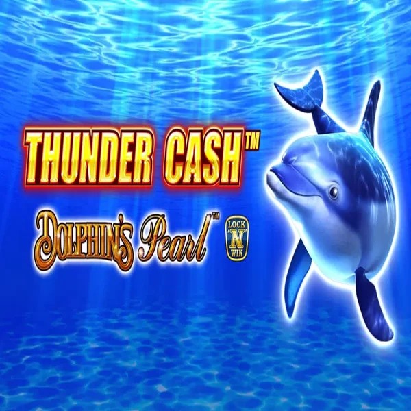 Thunder Cash Dolphins Pearl casino game by Novomatic – featured logo at Wild Robin Casino