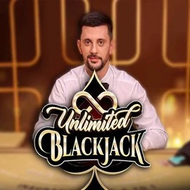 Unlimited Blackjack logo by Ezugi at Wild Robin CasinoUnlimited Blackjack